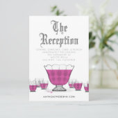 Blackletter-opnamekaart RSVP Kaartje (Staand voorkant)