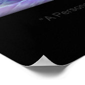 "Blacklight Faerie" - door Corinne Alexis Hall Poster (Hoek)