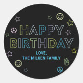 Blacklight Gift Stickers (Voorkant)