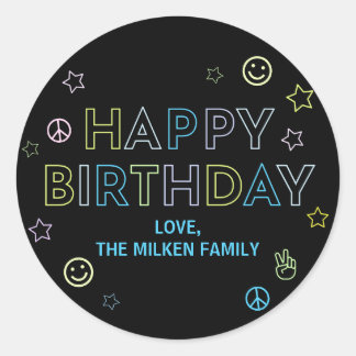 Blacklight Gift Stickers