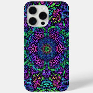 Blacklight Graffiti-ontwerp iPhone 15 Pro Max Hoesje