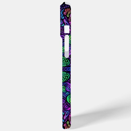 Blacklight Graffiti-ontwerp Case-Mate iPhone Case (Achterkant / Links)
