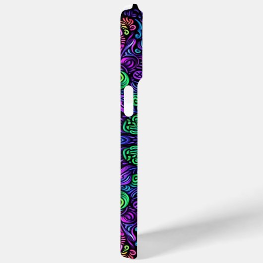 Blacklight Graffiti-ontwerp Case-Mate iPhone Case (Achterkant / Rechts)