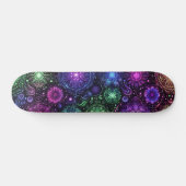 Blacklight Graffiti Pattern Skateboard (Horizontaal)