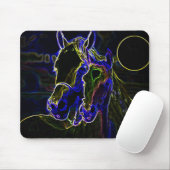 Blacklight Horses Muismat (Met muis)