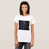 Blacklight Horses T-shirt (Voorkant volledig)