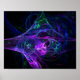 Blacklight Nightmare 8 x 10 inch afdrukken Poster
