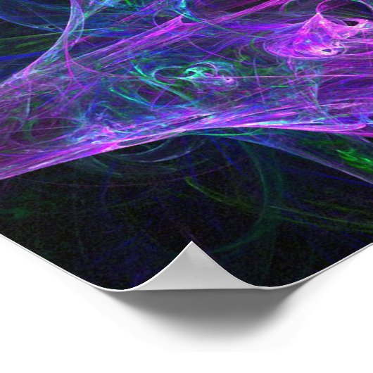 Blacklight Nightmare: Fractal Print (Hoek)