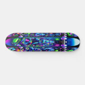 Blacklight Party Groove Persoonlijk Skateboard (Horizontaal)