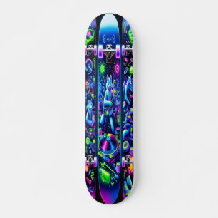 Blacklight Party Groove Persoonlijk Skateboard