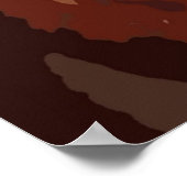 Blacklight Tiger Face Print Poster (Hoek)