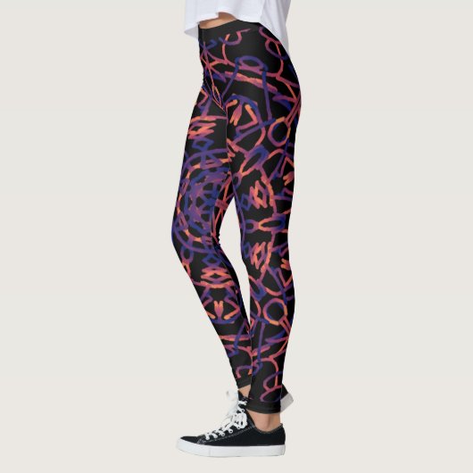 Blacklight-ventilator Mandala Yoga-Leggings Leggings (Links)