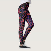 Blacklight-ventilator Mandala Yoga-Leggings Leggings (Rechts)