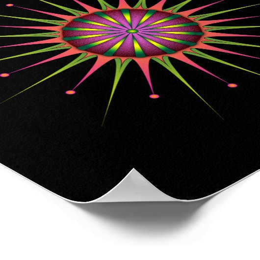 Blacklight-ventilator Poster (Hoek)