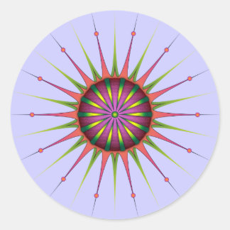 Blacklight-ventilator Ronde Sticker