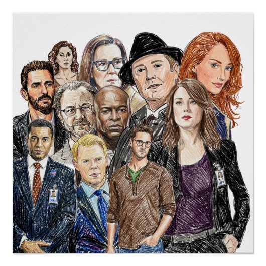 Blacklist - Collage Perfect Poster (Voorkant)