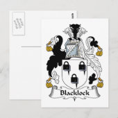 Blacklock Family Crest Briefkaart (Voorkant / Achterkant)