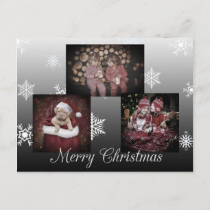 BlackMerry Kerstmis Gepersonaliseerde foto Briefkaart