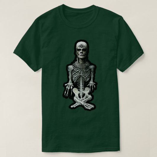 BlackMetal Homunculus Skeleton Artwork T-shirt (Design voorkant)