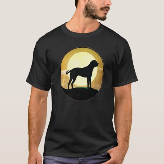Blackmouth Cur Retro 1 T-shirt (Voorkant)
