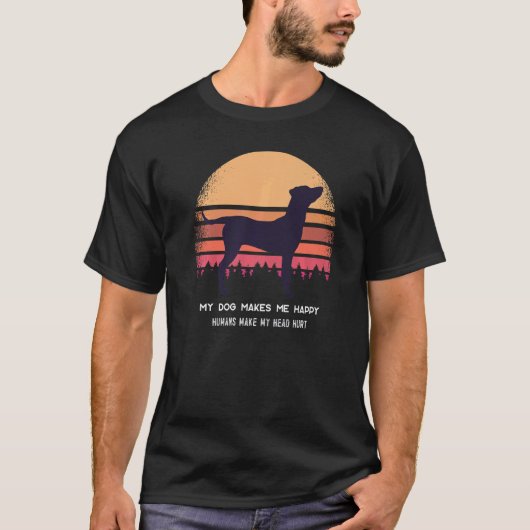 Blackmouth Cur Retro 3 T-shirt (Voorkant)