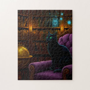 BlacknCat in Bibliotheek Legpuzzel