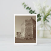 Blackness Castle Duo Tone Briefkaart (Staand voorkant)