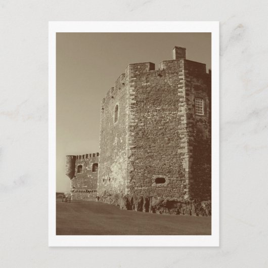 Blackness Castle Duo Tone Briefkaart (Voorkant)