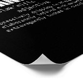 Blacknificant Definition Black History Junteenth Poster (Hoek)