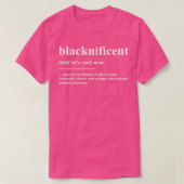 Blacknificant Definition T-shirt (Design voorkant)