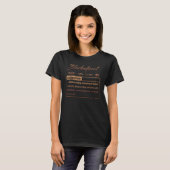 Blacknifictive Adjective Pronunciation for Black H T-shirt (Voorkant volledig)