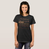 Blacknifictive Adjective Pronunciation for Black H T-shirt (Voorkant volledig)
