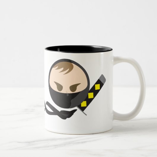 BlackNinja Tweekleurige Koffiemok (Rechts)