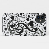 Blacknotes & Hearts_ Case-Mate iPhone Case (Achterkant (horizontaal))