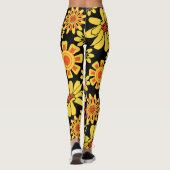 BlackNYellow Florah Leggings (Achterkant)