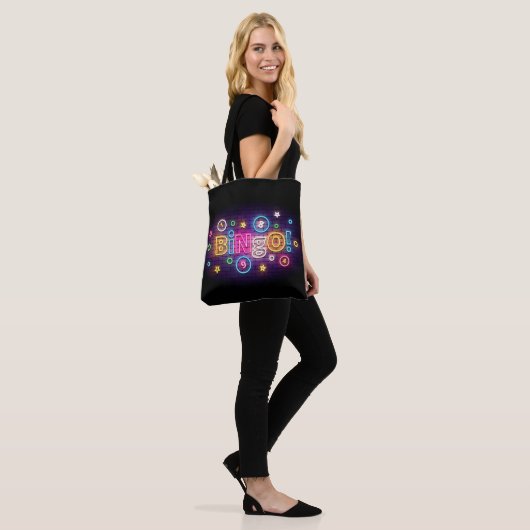 Blackout Bingo Shoulder Bag Tote Bag (Op model)