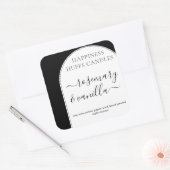 Blackout Minimale sticker met kaartenlabel voor sc (Envelop)