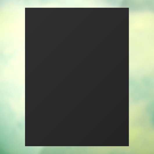 Blackout | Solid Black Dark Blockout Privacy Raamsticker (Vel 3)