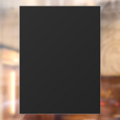 Blackout | Solid Black Dark Blockout Privacy Raamsticker (Vel 2)