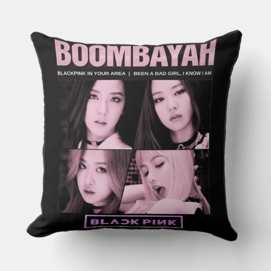 BlackPink BoomBayah Kussen (Voorkant)