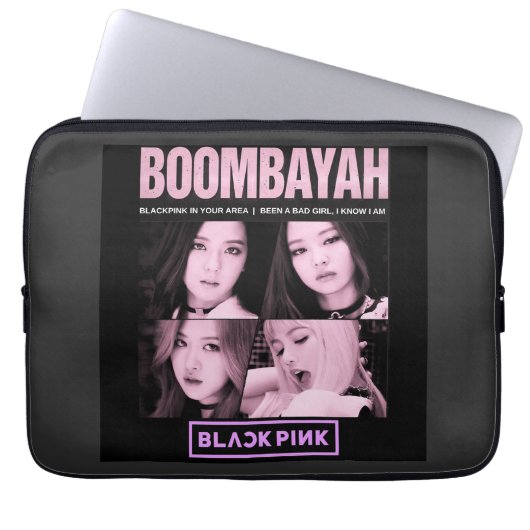 BlackPink BoomBayah Laptop Sleeve (Voorkant)