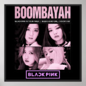 BlackPink BoomBayah Poster (Voorkant)