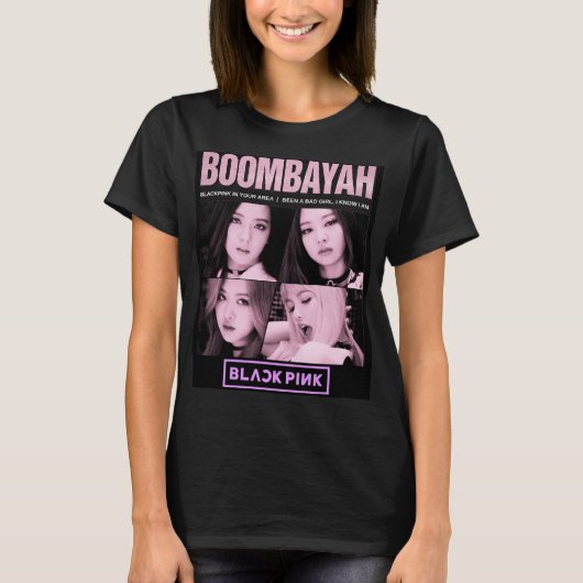 BlackPink BoomBayah T-shirt (Voorkant)
