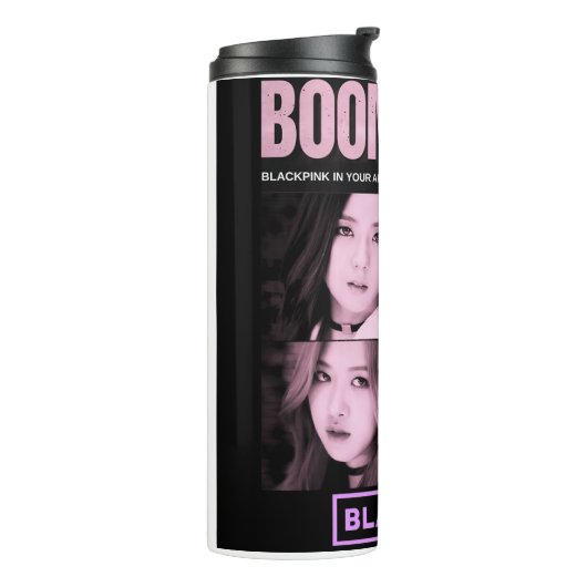 BlackPink BoomBayah Thermosbeker (Gedraaid links)