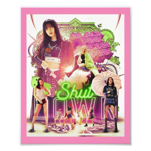 BLACKPINK ''Shut Down'' poster (Voorkant)