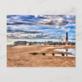 Blackpool Beach Briefkaart (Voorkant)