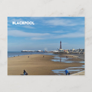 Blackpool Beach Briefkaart