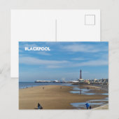 Blackpool Beach Briefkaart (Voorkant / Achterkant)