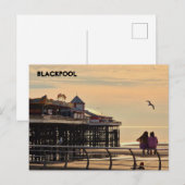 Blackpool Beach Briefkaart (Voorkant / Achterkant)