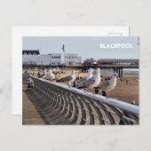 Blackpool Beach Briefkaart (Voorkant / Achterkant)